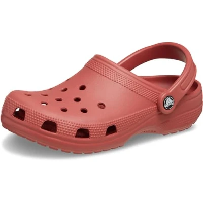 Image of Crocs Classic Graphic Adult Unisex Clogs, Strawberry Wine, 8/9 UK, 42 EU, 7.5 UK