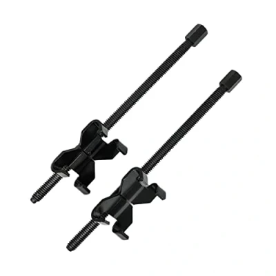 Image of Dunnet Tools 2pc Coil Spring Compressor Tool 370mm X 82mm Heavy Duty Strut Macpherson Set Vehicle Repair