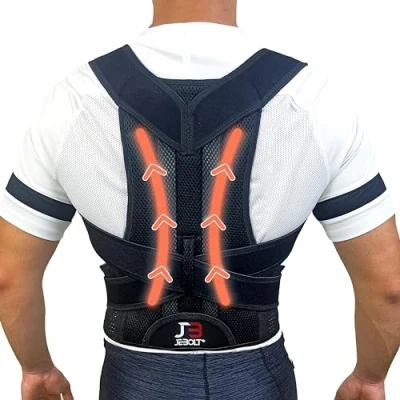 Image of Posture Corrector Men. Back Support with Brace Women Straightener for Pain Relief Back, Men