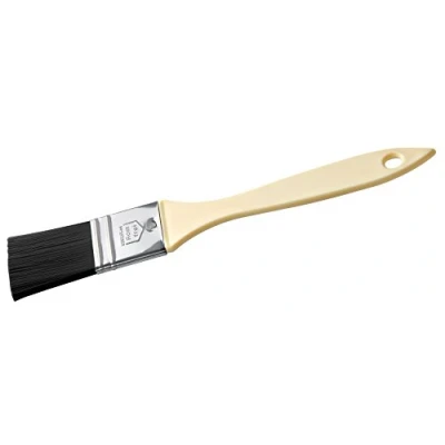 Image of Zenker Teflon® Pastry Brush 21 cm PATISSERIE, for Cooking and Baking, Ideal Greasing Glazing, (Colour: Black/Silver/Cream), Quantity: 1 Piece