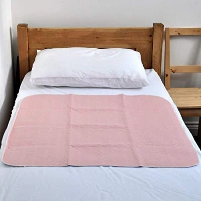 Image of Washable Incontinence Pad Bed Protector Sheet (Junior Bed, 75 x 90 cms)
