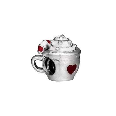Image of SANHUA Charms S925 Sterling Silver Warm Cocoa Men Beads Pendant for Women Girls Daughter Mom Friends,Compatible with Pandora Charm Bracelets