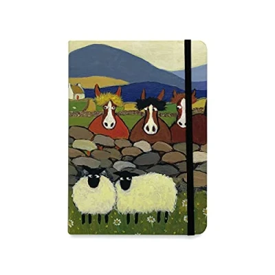 Image of &quot;Nag Nag Nag&quot; Flexible Pocket Notebook by Thomas Joseph Funny Sheep