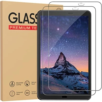 Image of Gerutek for [2 Pack] Samsung Galaxy Tab A6 Screen Protector 10.1 inch 2016,SM T580/ T585 Tempered Glass with [9H] [Ultra Clear] [Scratch Resist] [Bubble Free]