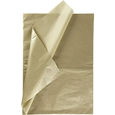 Image of Tissue Paper, sheet 50x70 cm, 14 g, gold, 25sheets
