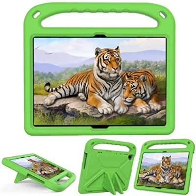 Image of for Huawei Mediapad T5 10 10.1 Inch Tablet Case Kids Lightweight Shockproof Cover with Handle Stand Green