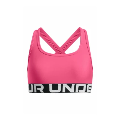 Image of Under Armour Medium support sports bra Super pink for kids, Size: 7y,