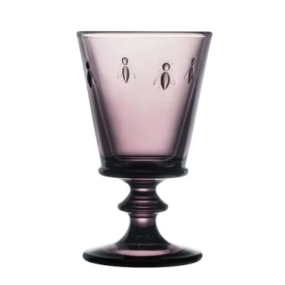 Image of La Rochere Bee Wine Glass Purple 240ml