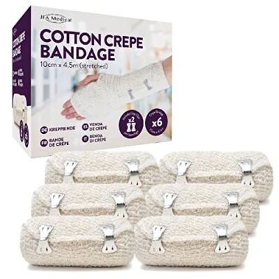 Image of Cotton Crepe Bandages 10cm x 4.5m Box of 6