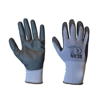 Image of Scan SCAGLONITMF Breathable Nitrile Micro Foam Gloves Size 9