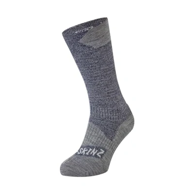 Image of SEALSKINZ Unisex Raynham Socks, Navy, S EU