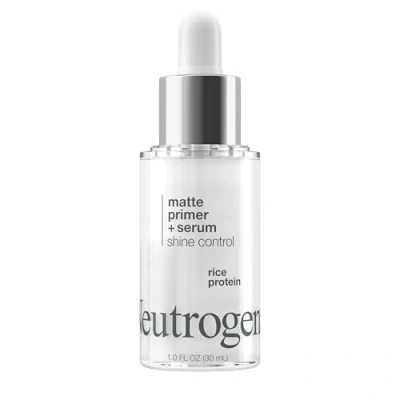 Image of Neutrogena Shine Control Matte Booster Face Primer &amp; Serum, Skin Mattifying Serum to with Rice Protein, Absorbs Excess Oil Keeps Free, 1.0 fl. oz