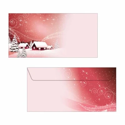 Image of SIGEL DU033 Christmas envelopes &quot;Silent Night&quot;, DL, without window, 90 gsm, 50 Pieces