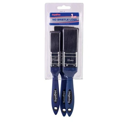 Image of SupaDec No Bristle Loss Paint Brush Set 3 Pack