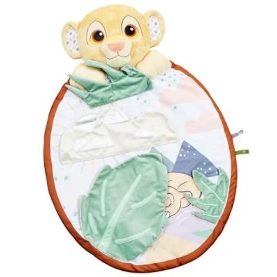 Image of Rainbow Designs Disney Lion King Playmat for Babies Vibrant Colours, Varied Textures, Interactive Elements Tactile Exploration Sensory Toys Newborn to Toddler