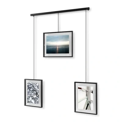 Image of Umbra Wall Frames, Steel, Black, One Size, 3 Frames