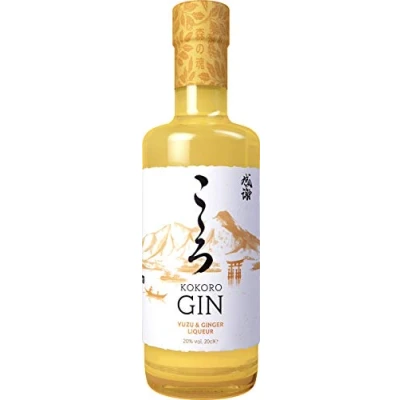 Image of Kokoro Gin Liqueur Yuzu and Ginger, 20 cl