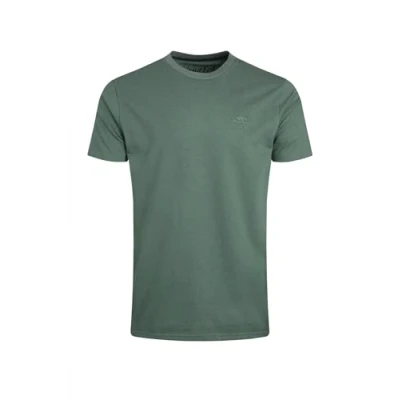 Image of Weird Fish Hooked Branded T Shirt Dusky Green Size 3XL