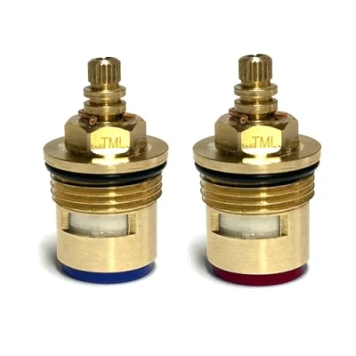 Image of Compatible Victorian Plumbing Victoria Plum Bath Tap Cartridges Quarter Turn 20 Splines 50mm Height