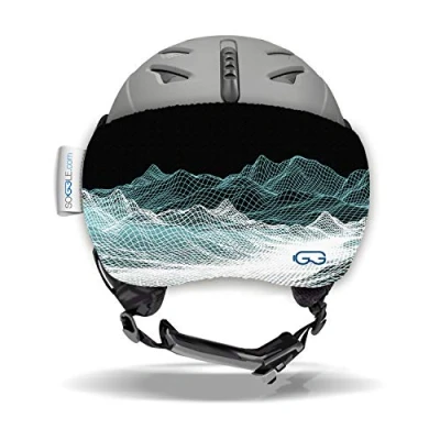 Image of Soggle Vizor Visor Protection for Helmets (Ski Helmets), Colour: Digital Mountain