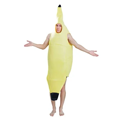 Image of Bristol Novelty AC492 Banana Adult Costume, Unisex, One Size