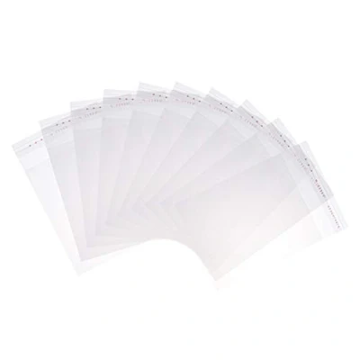 Image of NBEADS 1000 Pcs Clear Self Adhesive Seal Plastic Bag Cellophane Bags/Display Bags, 140x90mm