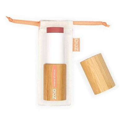 Image of ZAO Blush Stick refillable 842 pink poppy organic vegan