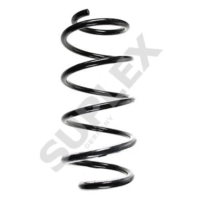Image of 8200004684, 8200389148, 8200548339 Coil spring SUPLEX 27211 Front Axle with constant wire diameter Orange, brown RENAULT: ESPACE 4