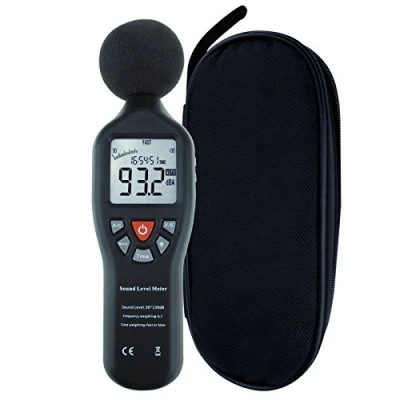 Image of Professional Decibel Meter, Digital Sound Level Meter with Backlight Display High Accuracy