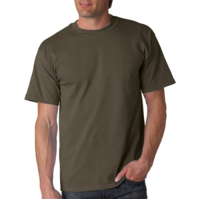 Image of Gildan Mens Ultra Cotton Short Sleeve T Shirt (M) (Olive)