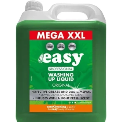 Image of Easy Original Dish Washing Up Liquid Clean Scent Detergent Kitchen Soap 5L Boxed