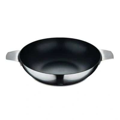 Image of Wok with Lid 9.23 L 28 x 7.0 cm Stainless Steel Matt M/Sigma MP Measuring Scale