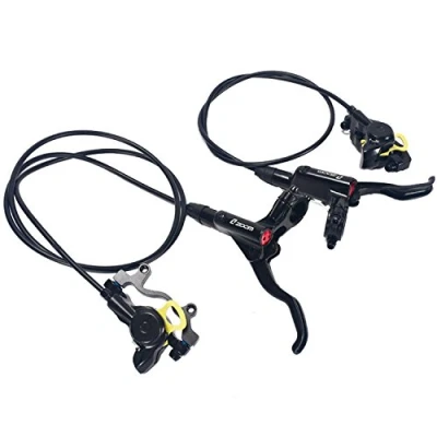 Image of Zoom HB 875 Hydraulic Disc Brake Front &amp; Rear 750mm 1400mm MTB BMX Set, Black
