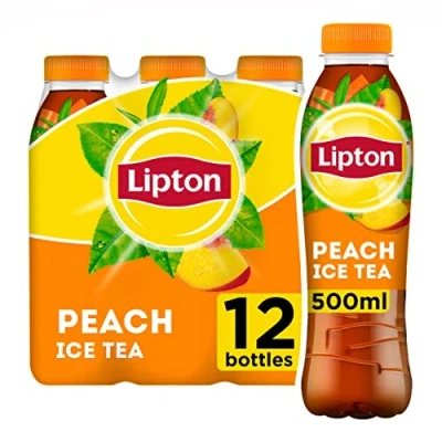 Image of Lipton Ice Tea Peach Still Soft Drink 500ml, (Pack of 12)