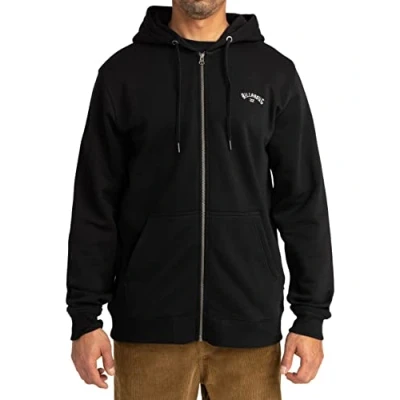 Image of Billabong CON Cremallera Zipup sweatshirt, Men&#039;s, Size: Small, Black