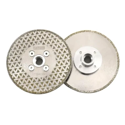 Image of DT DIATOOL Diamond Cutting and Grinding Discs 2PCS 4.5 Inch / 115mm x M14 Single Side Coated Electroplated for Granite Tile Marble Stone