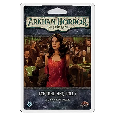 Image of Fantasy Flight Games Arkham Horror the Card Game: Fortune and Folly Game Ages 14 plus 1 4 Players 60 120 Minutes Playing Time