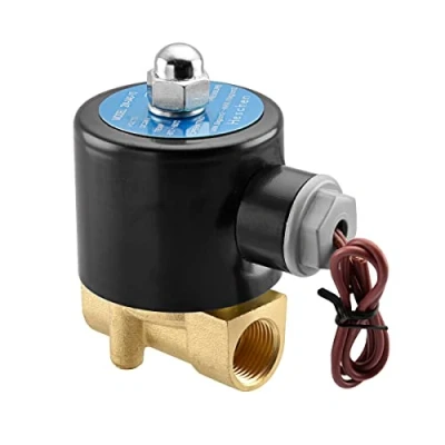 Image of Heschen Brass Electric Solenoid Valve, 2W 040 10, PT3/8&#039;&#039; Port, DC24V, Direct action Water Air, Normally Closed Replacement Valve