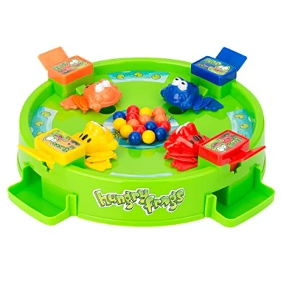Image of Toyrific Hungry Frogs, Complete Classic Family Board Game, Interactive Fun 4 Player