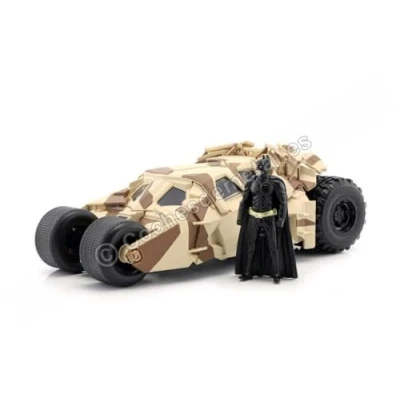 Image of Jada JA98543 Batmobile Trumble Batman 1:24 TDK Camo Tumbler with Figure, Multi