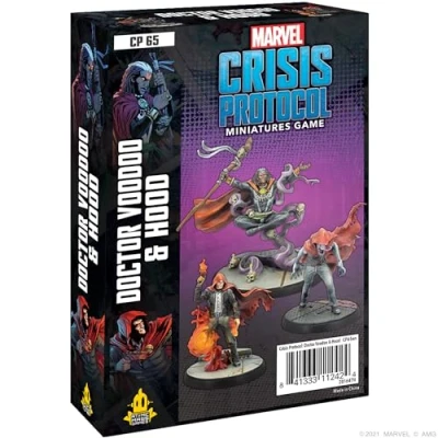 Image of Atomic Mass Games Doctor Voodoo &amp; Hood Miniatures Game Ages 14+ 2 Players 45 Minutes Playing Time, Multicolor, FFGCP65