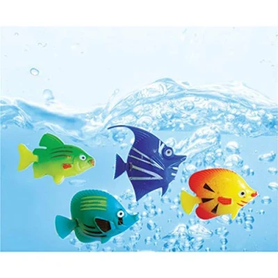 Image of Cheetah Pack of 4 Replacement Artificial Fish For Use With The Bubble Tubes