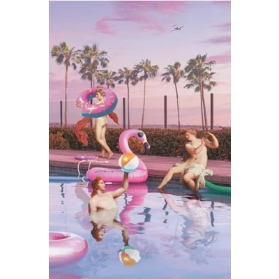 Image of Ravensburger 12000768 Poolparty 200 pieces jigsaw Puzzle for adults and kids age 8 years up, mindfulness puzzles