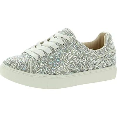 Image of Betsey Johnson Women&#039;s Sidny Sneaker, Rhinestone, 5