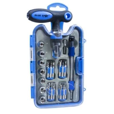 Image of Blue Spot 12608 Ratcheting T Driver Set (38 Pieces)