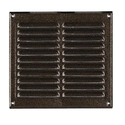 Image of Antique Brown Air Vent Grille 295mm x Metal Ventilation Cover 12&quot; 12inch