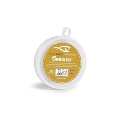 Image of Seaguar Gold Label 100% Fluorocarbon Fishing Line DSF, 12lbs, 25yds Break Strength/Length 12GL25