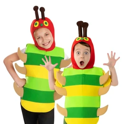 Image of Fun Shack World Book Day Costumes for Girls, Kids Caterpillar Costume Kids, Boys Bug Large