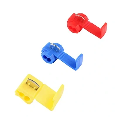 Image of QitinDasen 50Pcs Quick Splice Wire Connectors Set, Terminal, Electrical Connector, Connector Branch (20Pcs Red, 20Pcs Blue, 10Pcs Yellow)