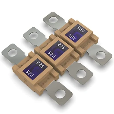 Image of AUPROTEC MEGA High current fuse Bolt on fuses: 225 amp brown, 3 pcs